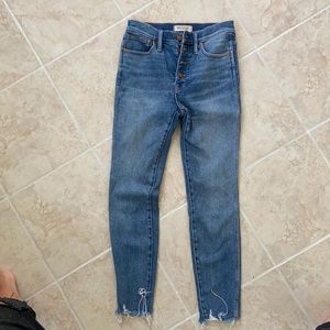 Madewell 10” High Rise Skinny